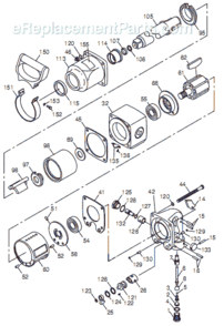 Page A Diagram and Parts List for CP898-6 T024004 Chicago Pneumatic Wrench